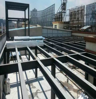 Steel structure platform in Lunjiao